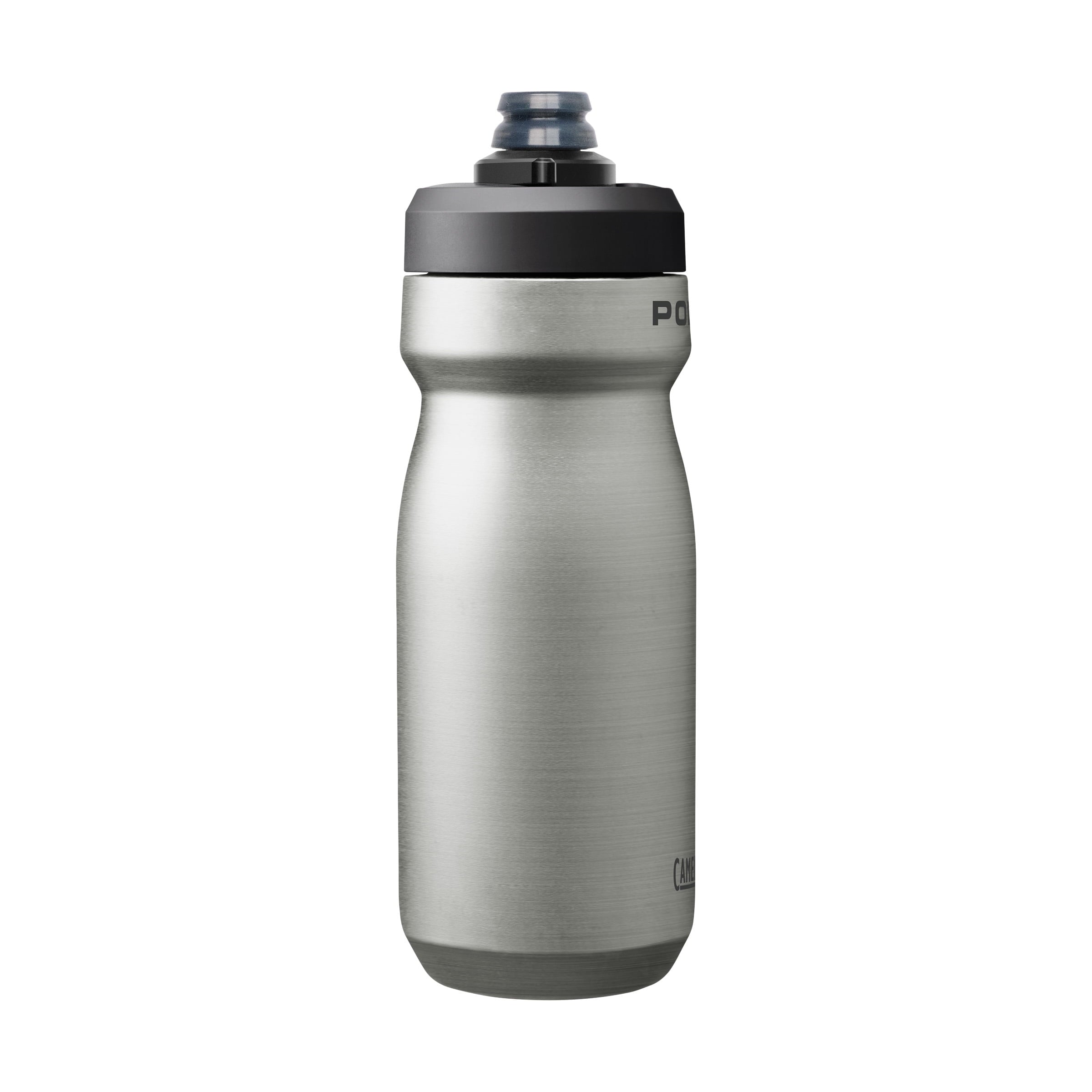 CamelBak Podium 18oz Insulated Stainless Steel Bike Water Bottle, Black Edition-JZDF