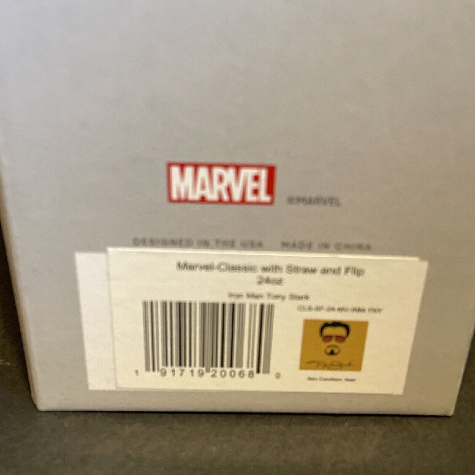 Simple Modern Insulated Iron Man Tony 24oz  Tumbler W/Flip Lid and Straw Lid Edition-3904