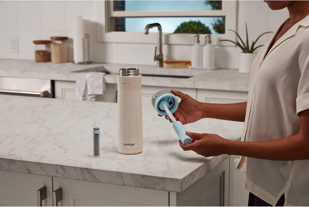 Contigo 24 oz. Wells Chill Stainless Steel Filter Water Bottle - Salt Edition-OLEV