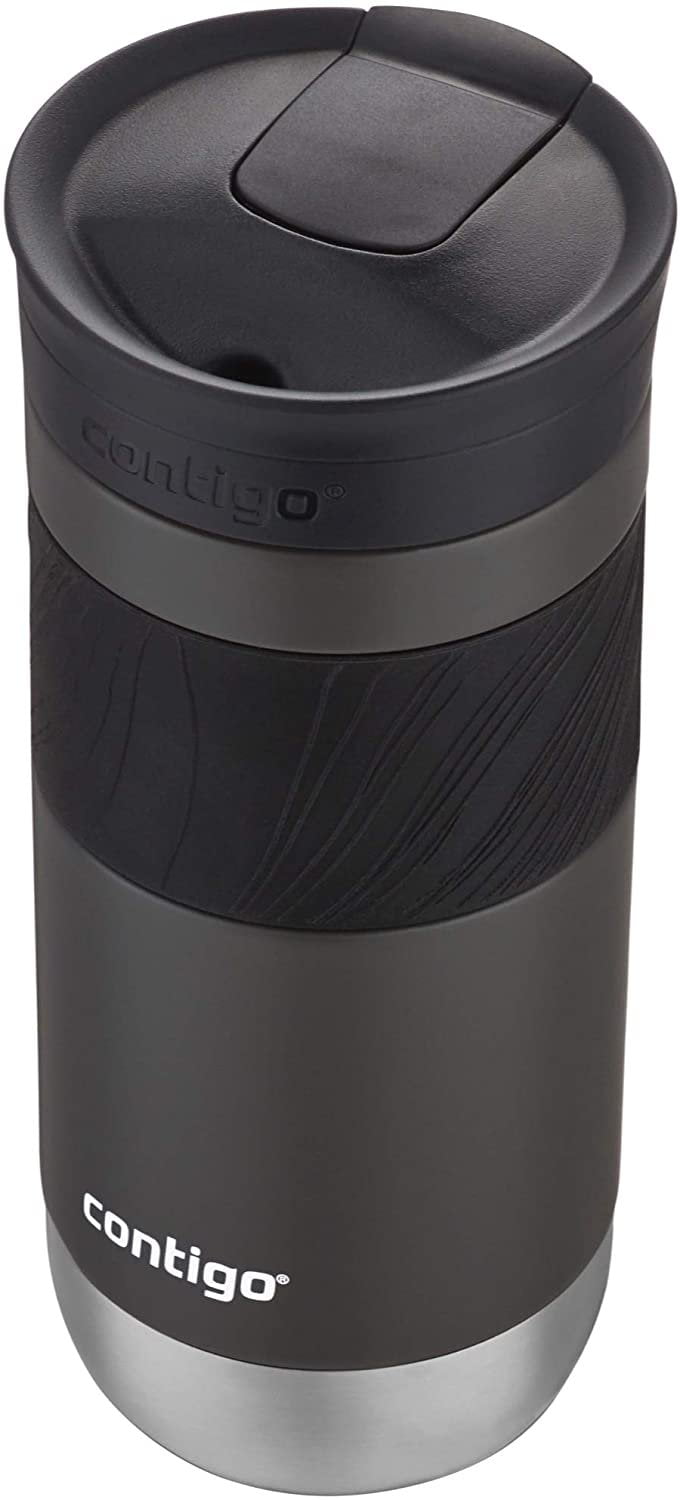 Contigo Byron 2.0 Stainless Steel Travel Mug with SNAPSEAL Lid and Grip, 20 oz, Sake &amp; Blue Corn, 2-Pack Edition-SYD3