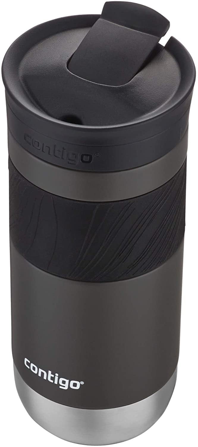 Contigo Byron 2.0 Stainless Steel Travel Mug with SNAPSEAL Lid and Grip, 20 oz, Sake &amp; Blue Corn, 2-Pack Edition-SYD3