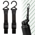 Linkidea 2 Pack Fence Hooks for Waterbottle, Compatible with Stanley, Nalgene, IRON FLASK with Handle Bottle &amp; Tumbler, S Shaped Hook Hanger Magnetic Buckle for Outdoor Sports Camping Edition-PPRW