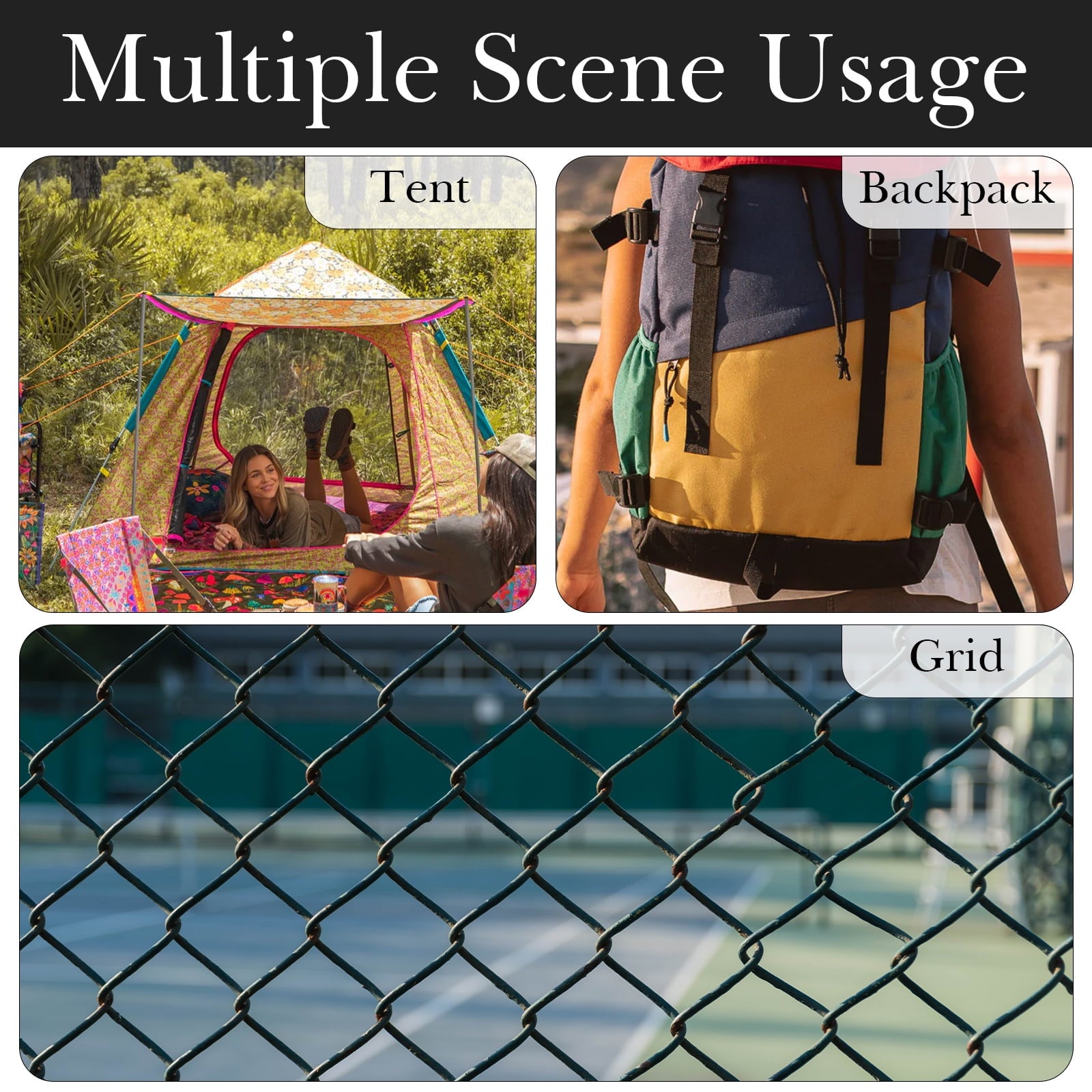 Linkidea 2 Pack Fence Hooks for Waterbottle, Compatible with Stanley, Nalgene, IRON FLASK with Handle Bottle &amp; Tumbler, S Shaped Hook Hanger Magnetic Buckle for Outdoor Sports Camping Edition-PPRW