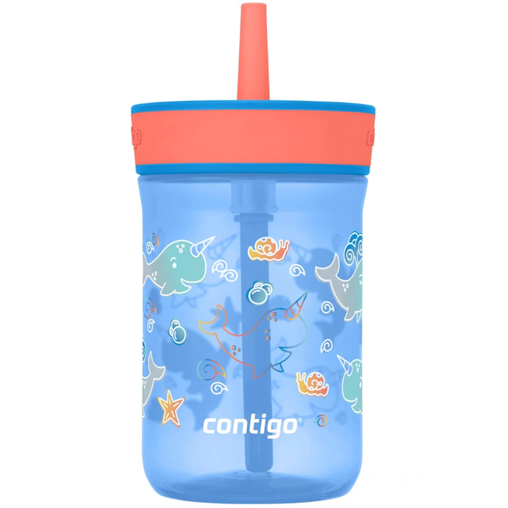 Contigo Kid's 14 oz. Leighton Tumbler with Straw - Juniper/Blue Forest Edition-01LA