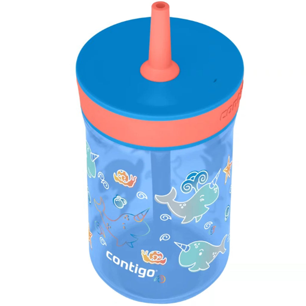 Contigo Kid's 14 oz. Leighton Tumbler with Straw - Juniper/Blue Forest Edition-01LA