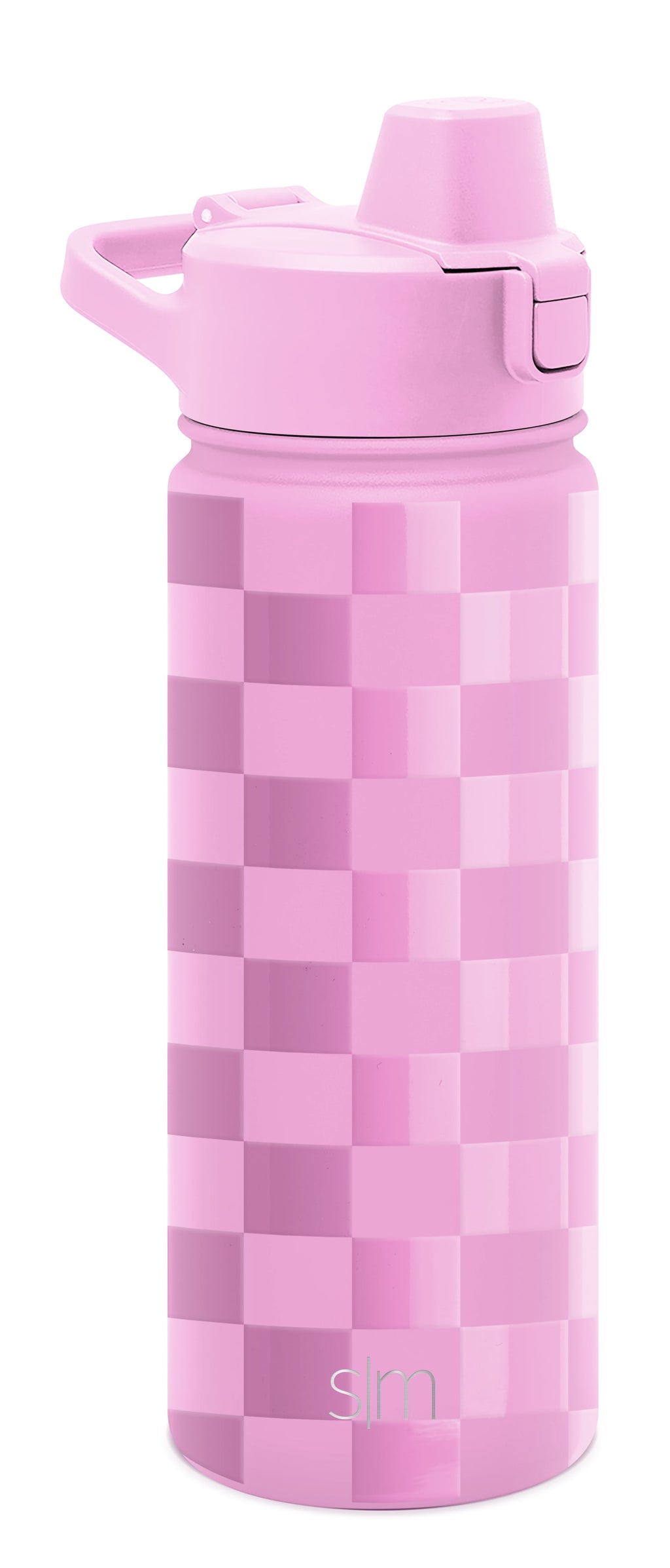 Simple Modern 18 fl oz Insulated Stainless Steel Summit Water Bottle with Covered Silicone Straw Lid | Sweet Taffy Edition-R0X0