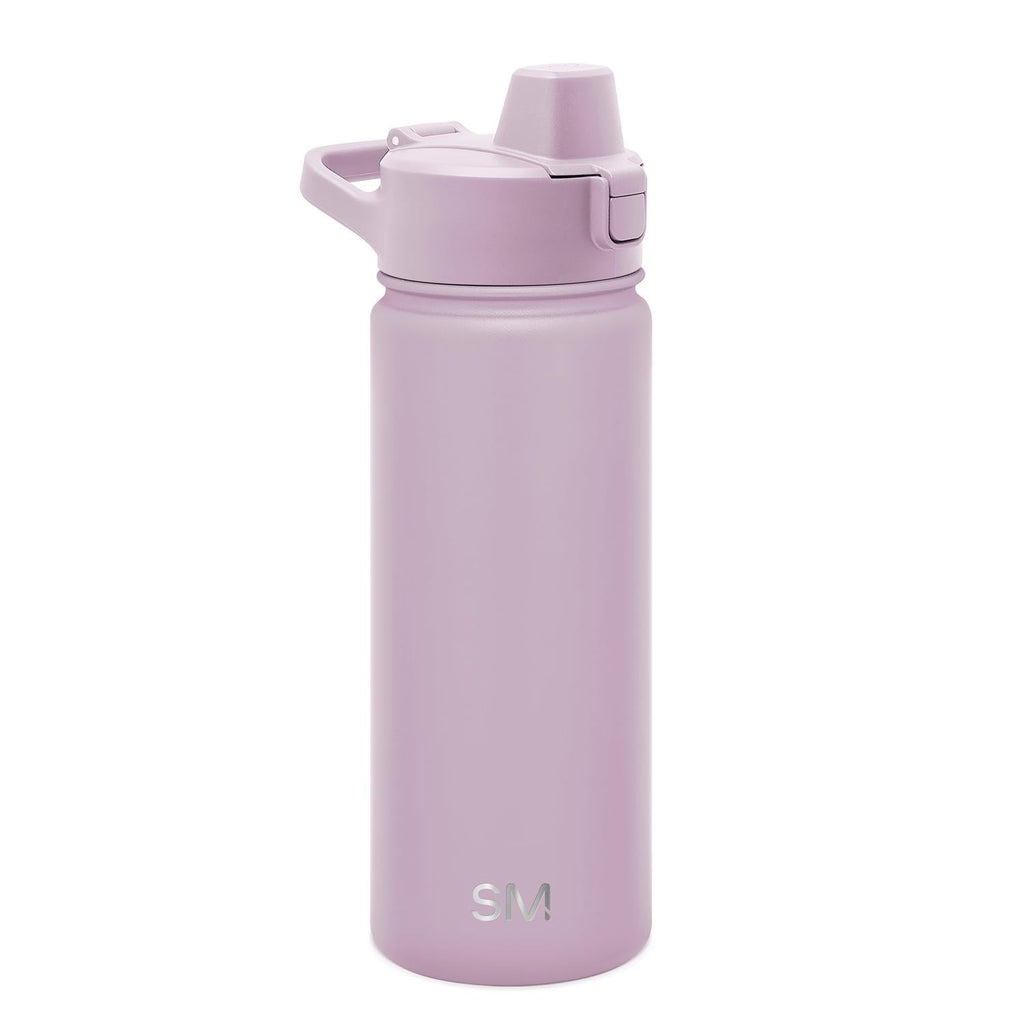 Simple Modern 18 fl oz Insulated Stainless Steel Summit Water Bottle with Covered Silicone Straw Lid | Sweet Taffy Edition-R0X0