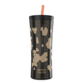 Contigo 20oz Shake &amp; Go Tumbler, Plastic with Straw, Licorice Cowhide Couture Edition-8JSE
