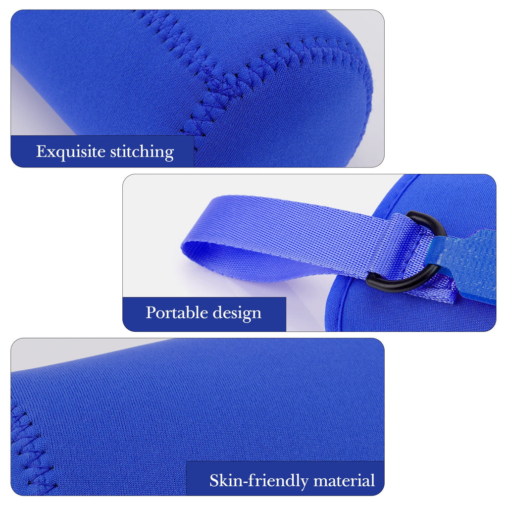 Linkidea Water Bottle Sleeve Compatible with CamelBak Eddy+ Tritan 14oz, Steel 12oz Kids Bottle, Waterbottle Holder Bag with Name Tag, Navy Blue Edition-HCEU