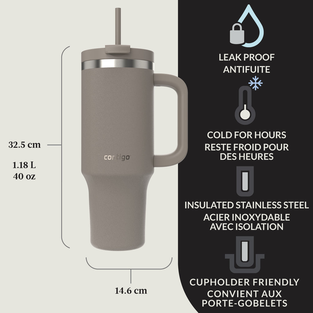 Contigo Streeterville Tumbler 40oz Inky Cap Edition-RQRH