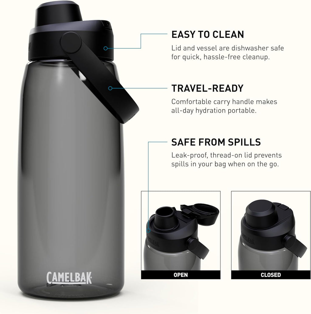 Camelbak Thrive Chug Water Bottle 32oz, Charcoal Edition-TPBV