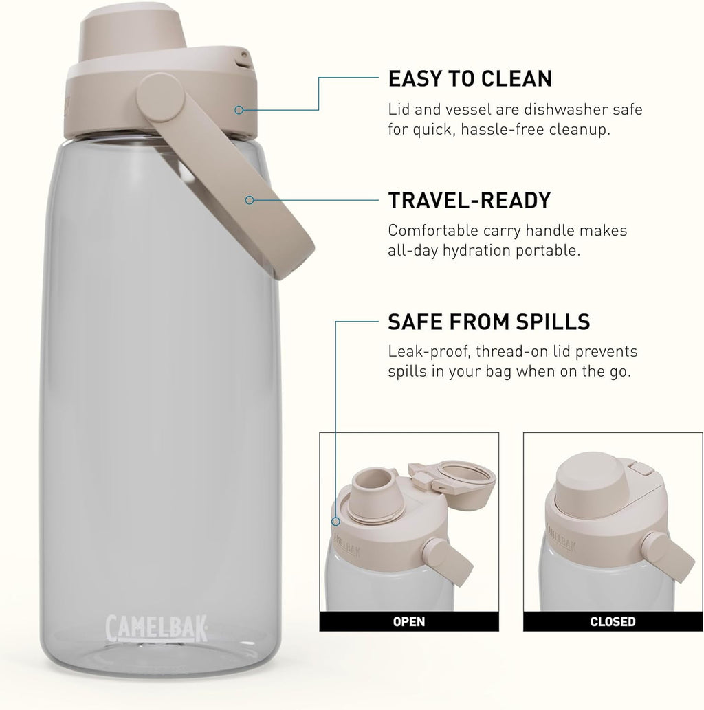 Camelbak Thrive Chug Water Bottle 32oz, Charcoal Edition-TPBV