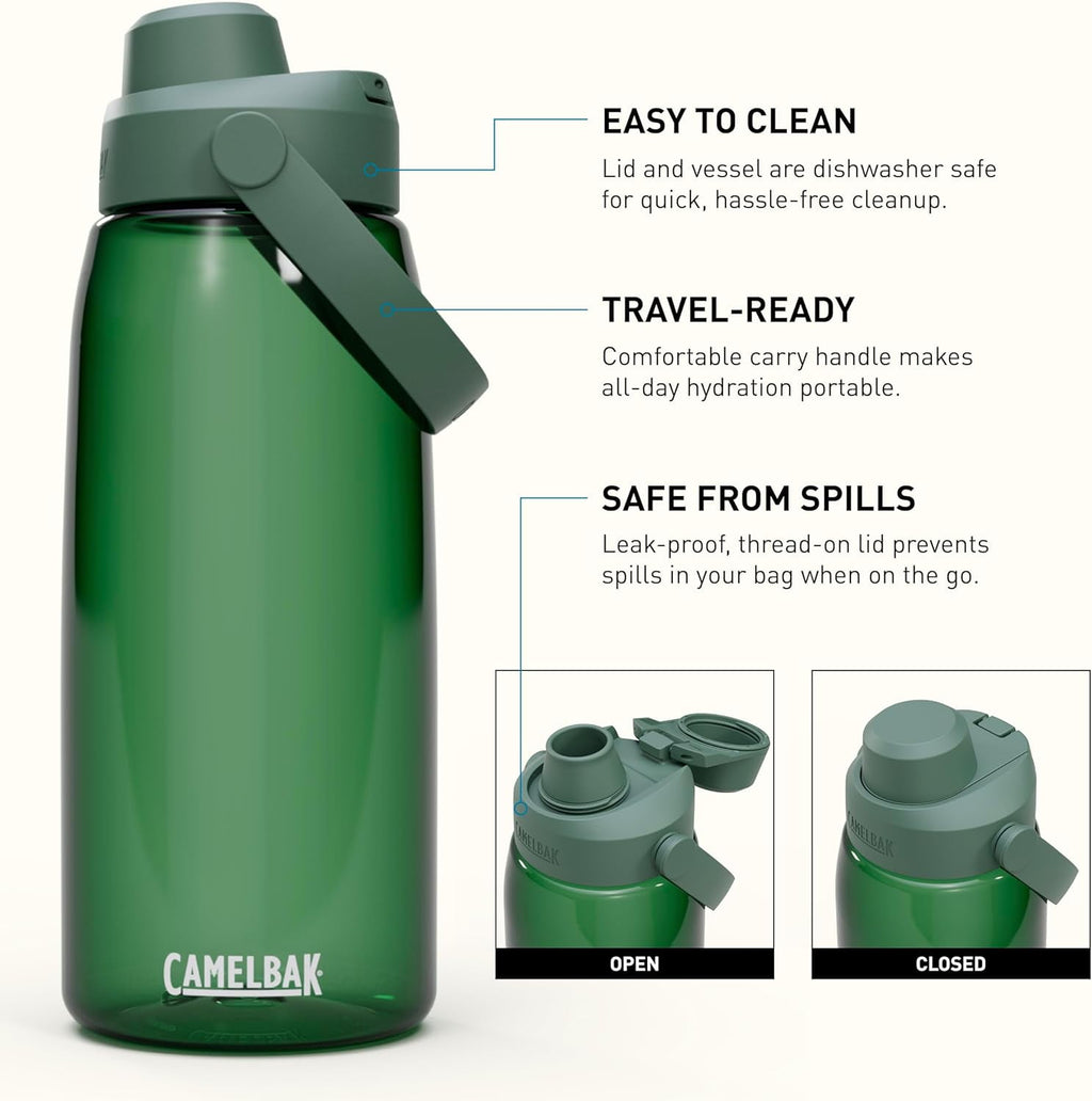 Camelbak Thrive Chug Water Bottle 32oz, Charcoal Edition-TPBV