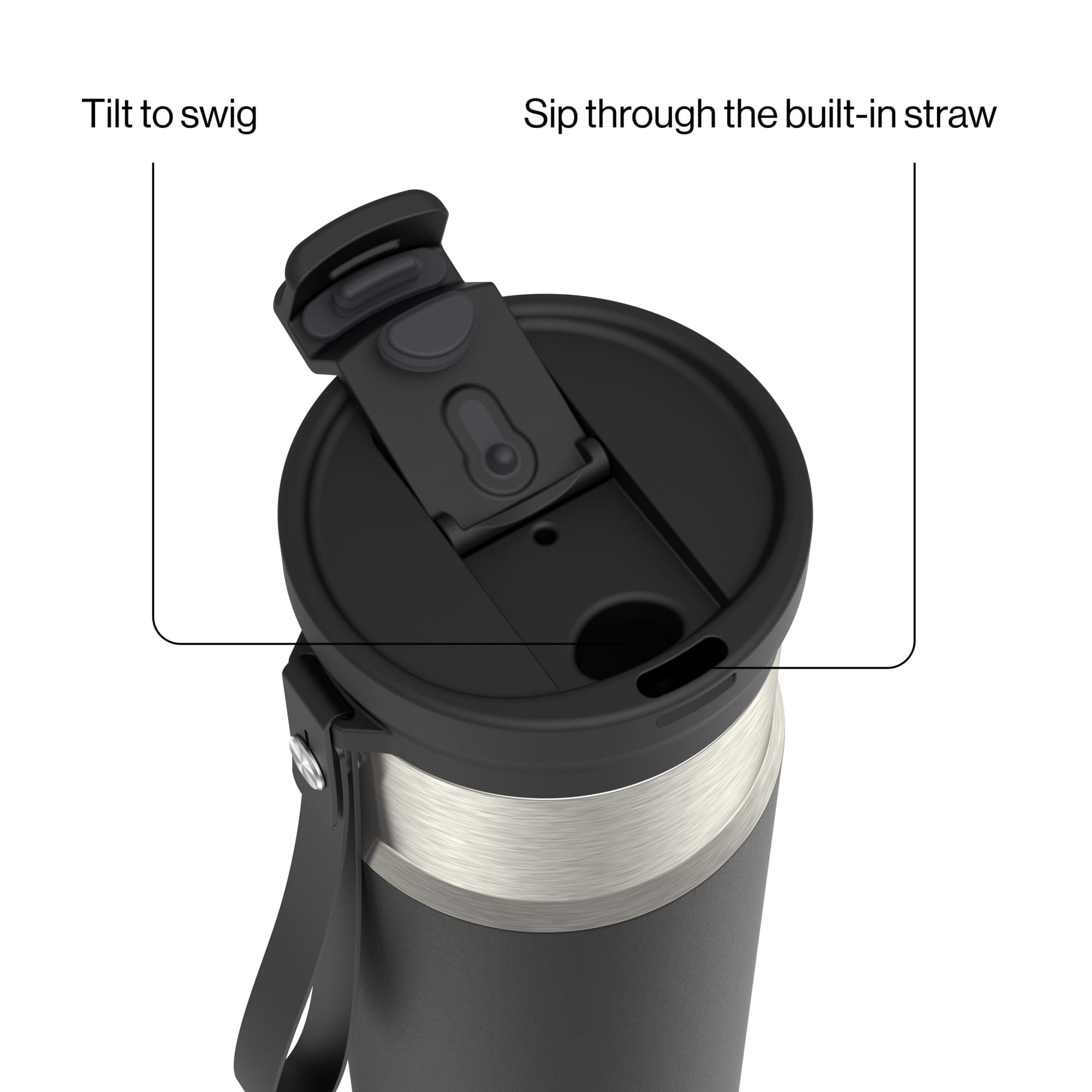 Contigo DualSip 20 oz Leakproof Insulated Water Bottle with 2-Way Lid Edition-ADY3