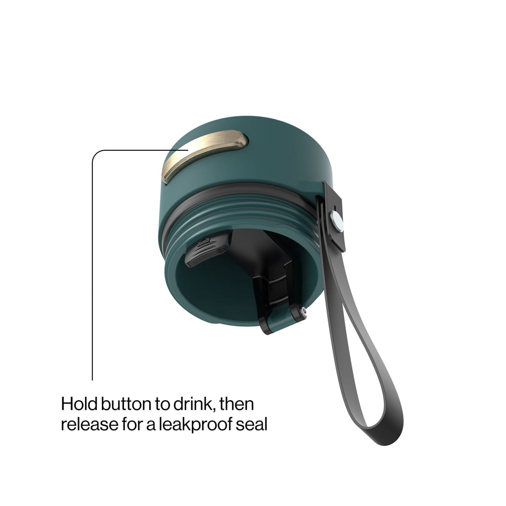 Contigo AutoSeal 16 oz Leakproof Water Bottle with Carrying Strap Edition-SMWH