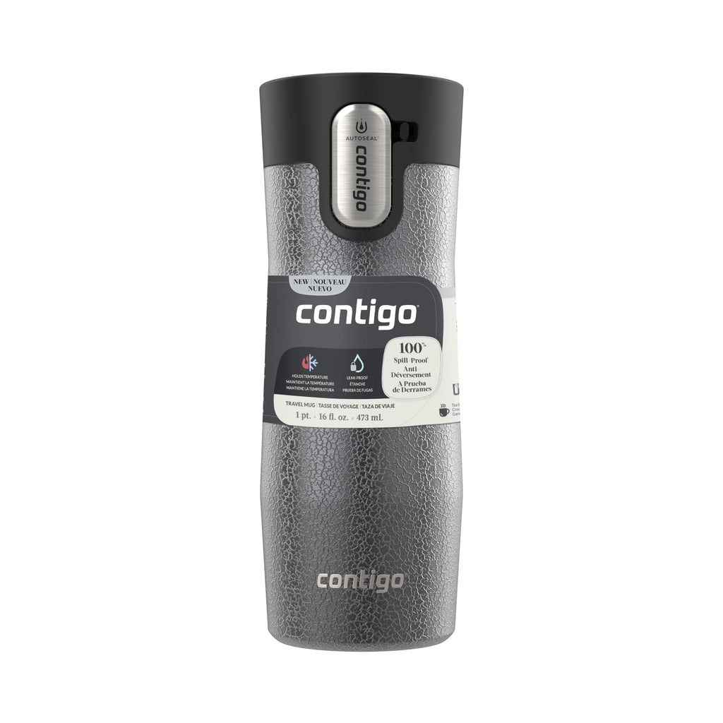 Contigo AUTOSEAL West Loop Vacuum-Insulated Stainless Steel Travel Mug with Easy-Clean Lid, 16 oz Edition-IJAW