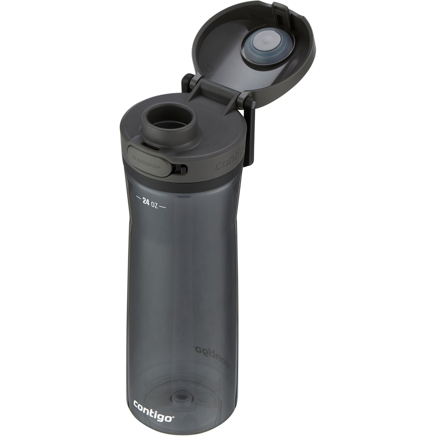 Contigo - Water Bottle with Leak-Proof and Locking Lid, BPA Free, 709ml Capacity, Black Edition-N1KX