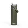 CamelBak Thrive™ Flip Straw Insulated Stainless Steel Water Bottle, 20oz, Moss Edition-4UJA