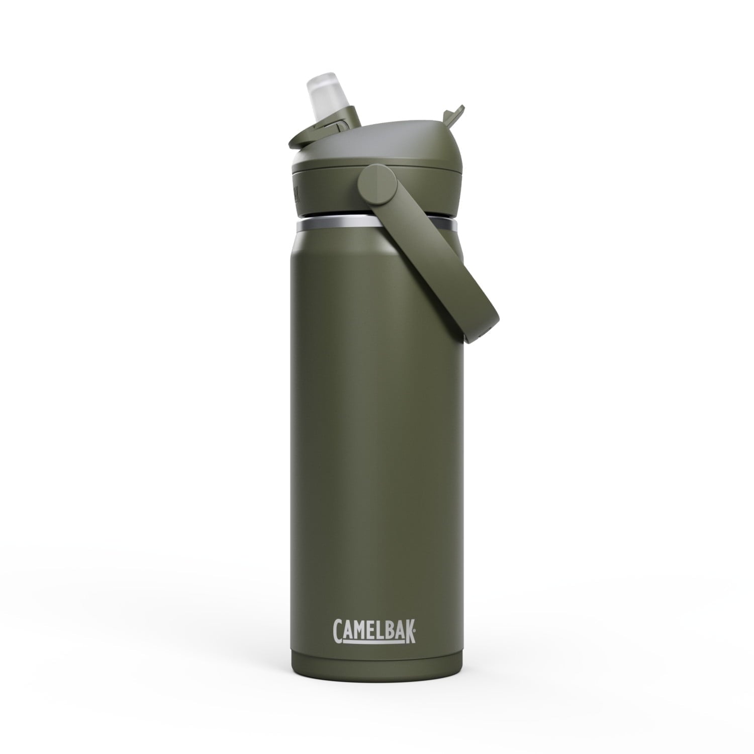CamelBak Thrive™ Flip Straw Insulated Stainless Steel Water Bottle, 20oz, Moss Edition-4UJA