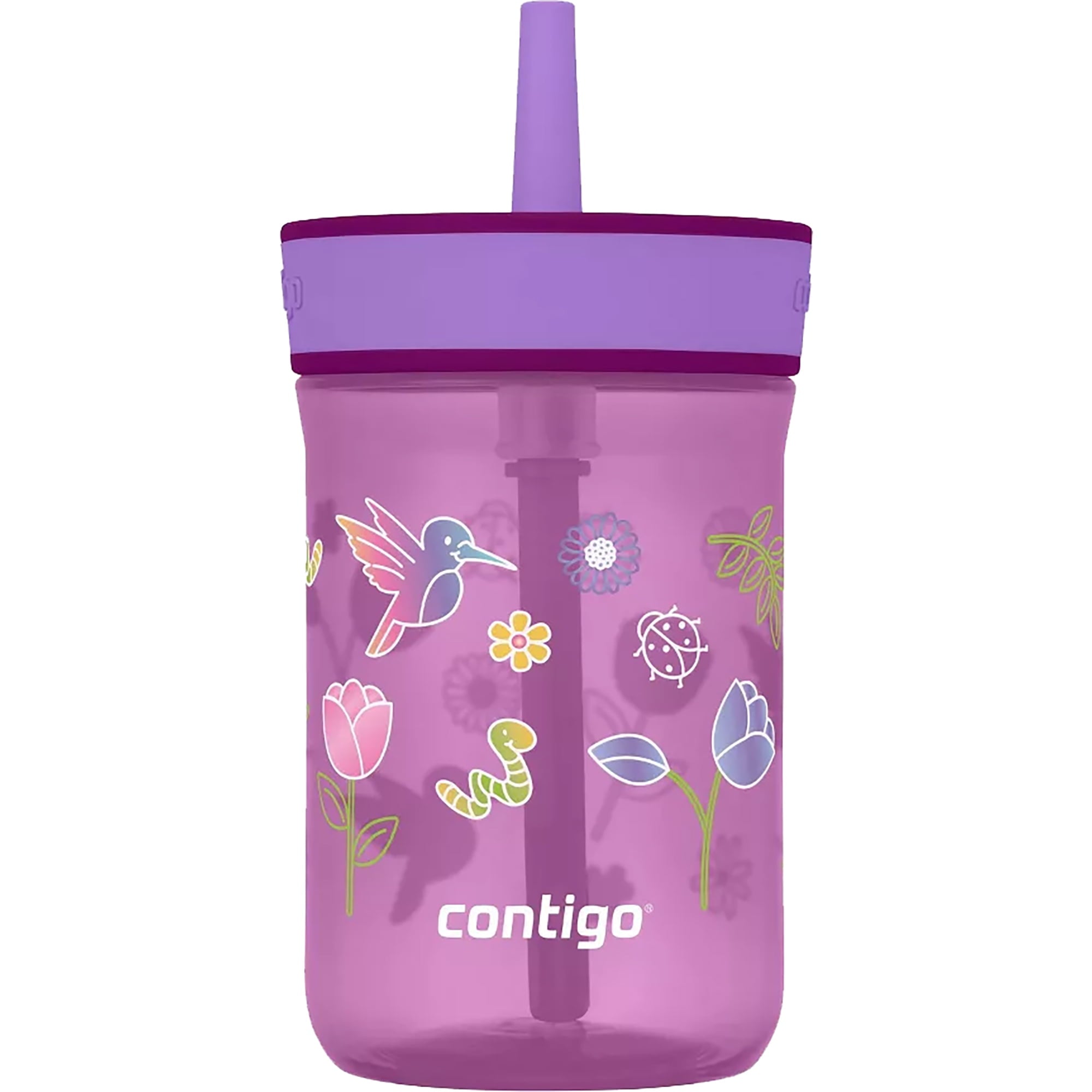 Contigo Kid's 14 oz. Leighton Tumbler with Straw - Juniper/Blue Forest Edition-01LA