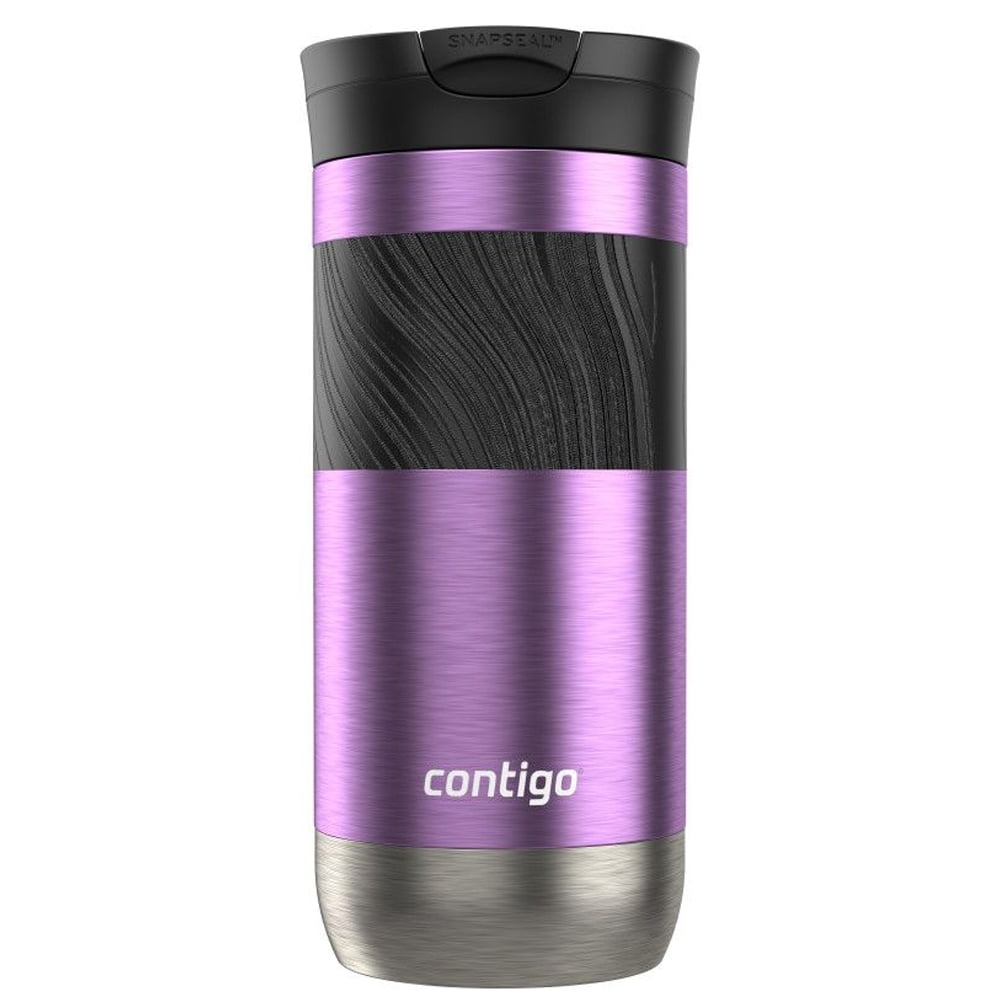 Contigo Byron 2.0 Stainless Steel Travel Mug with SNAPSEAL Lid and Grip, 16oz. Edition-2PEK