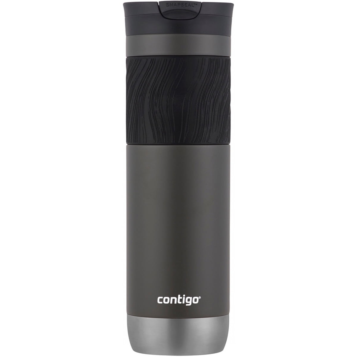 Contigo Byron 2.0 Stainless Steel Travel Mug with SNAPSEAL Lid and Grip in Black, 24 fl oz. Edition-X9F0