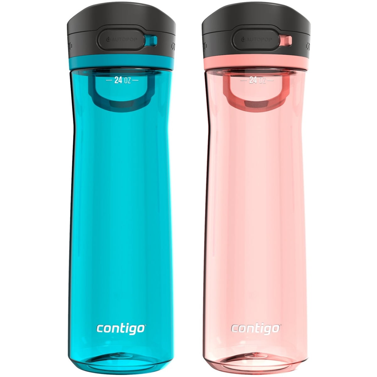 Contigo 24 oz. Jackson 2.0 Tritan Water Bottle 2-Pack - Jade Vine/Pineapple Edition-CEVW