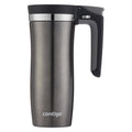 Contigo Autoseal Vacuum Insulated 16 Ounce Stainless Steel Gunmetal Travel Mug with Easy Lid Edition-R3OY