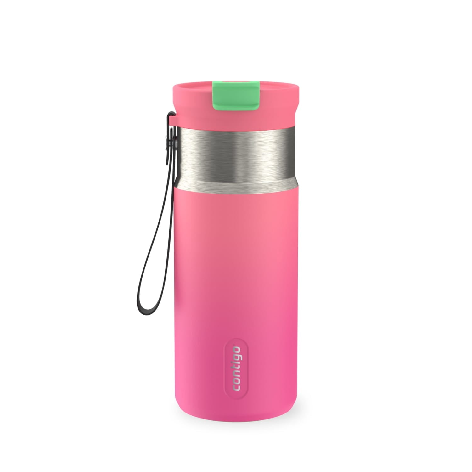 Contigo DualSip 16 oz Compact Leakproof Insulated Water Bottle with 2-Way Lid Edition-4PCB