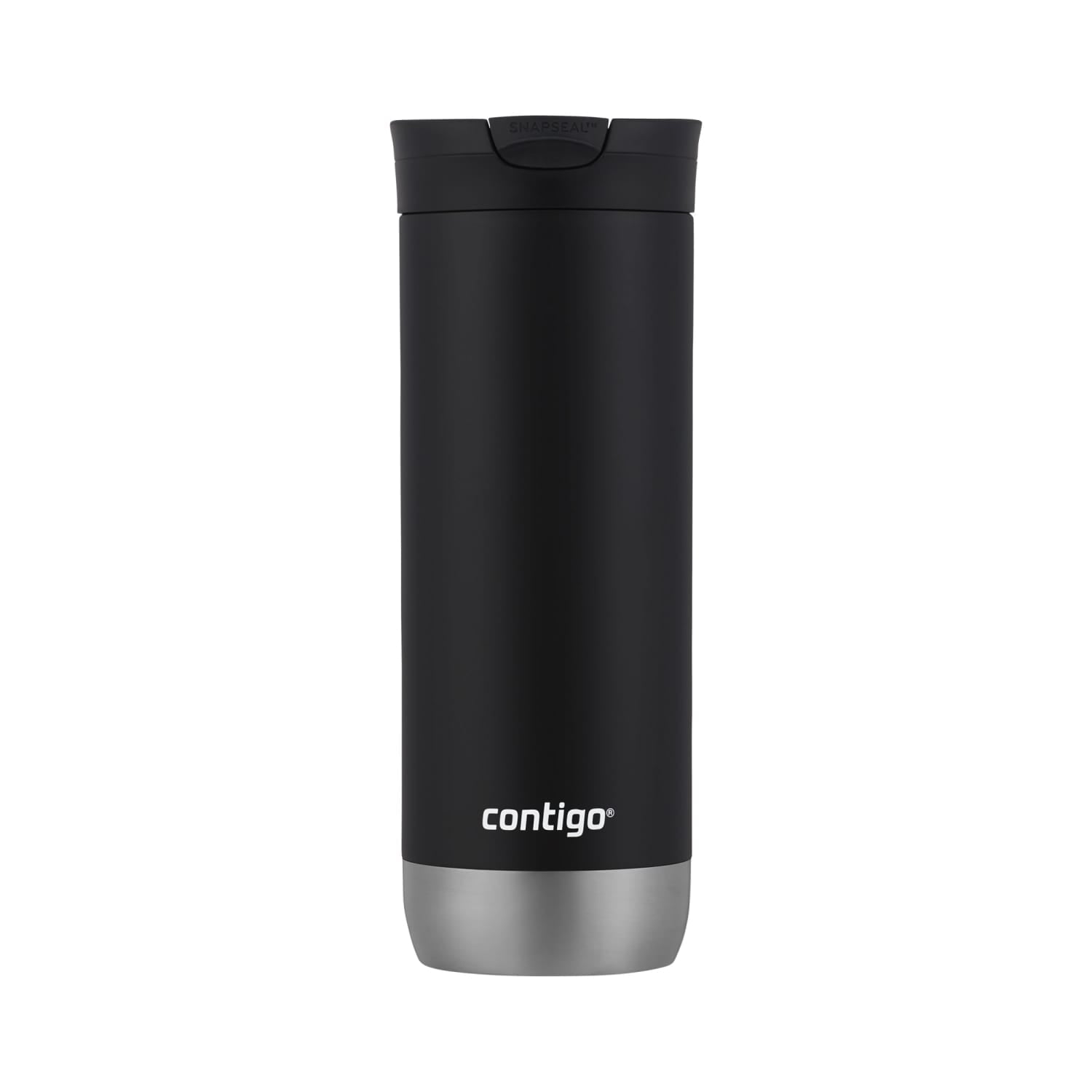 Contigo 16 oz. Huron 2.0 SnapSeal Stainless Steel Travel Mug - Licorice Edition-JX9A