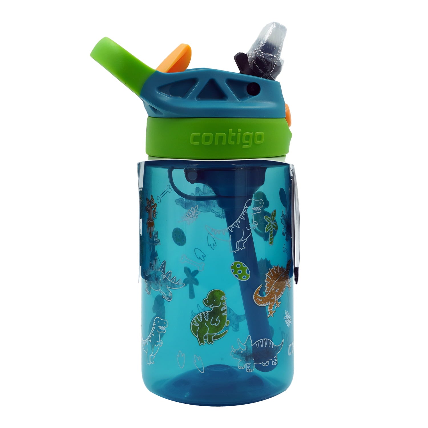 Contigo Kids Water Bottle with Redesigned AUTOSPOUT Straw, 14 oz, Grape Forest Haven Edition-W89R