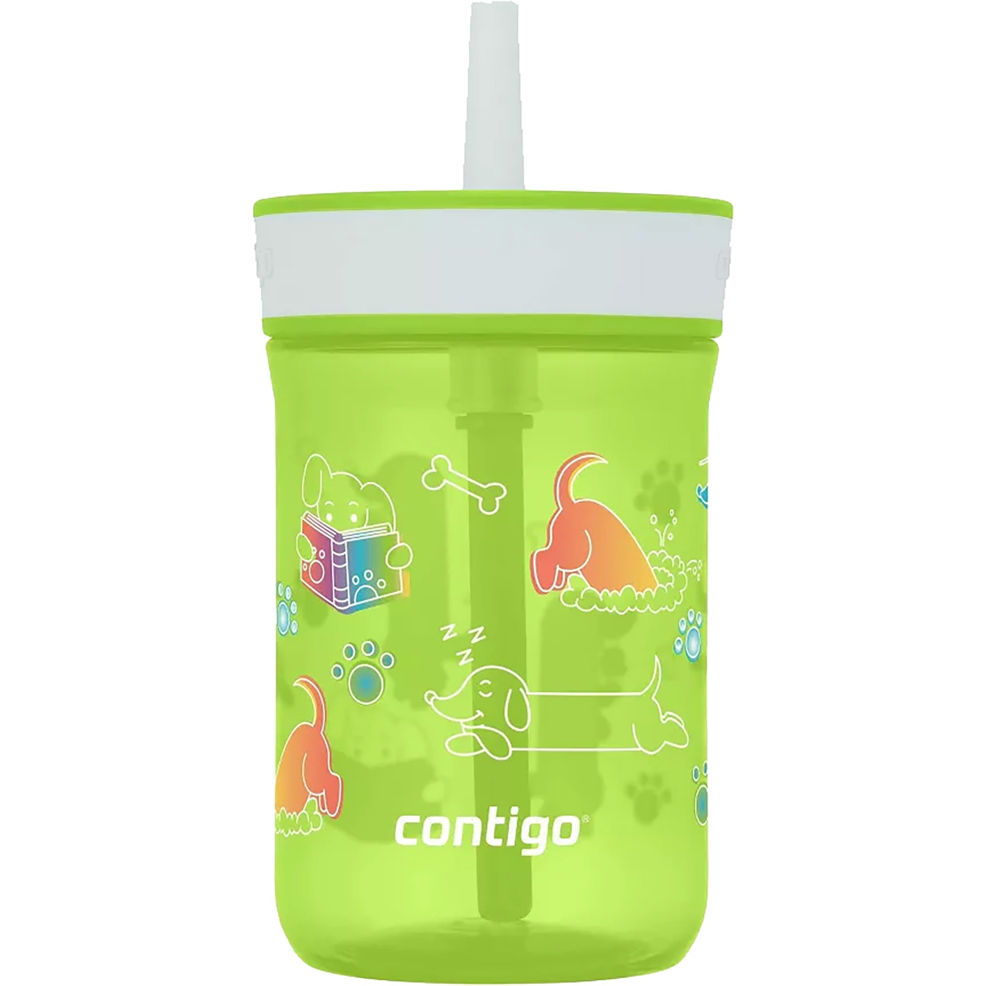Contigo Kid's 14 oz. Leighton Tumbler with Straw - Juniper/Blue Forest Edition-01LA