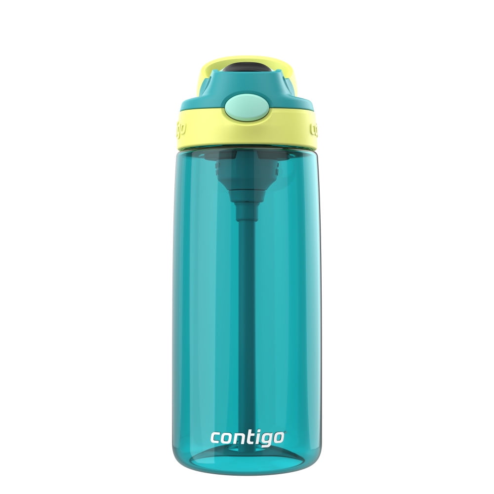 Contigo Kid's 20 oz. AutoSpout Straw Water Bottle - Juniper/Limelight Edition-AJ54