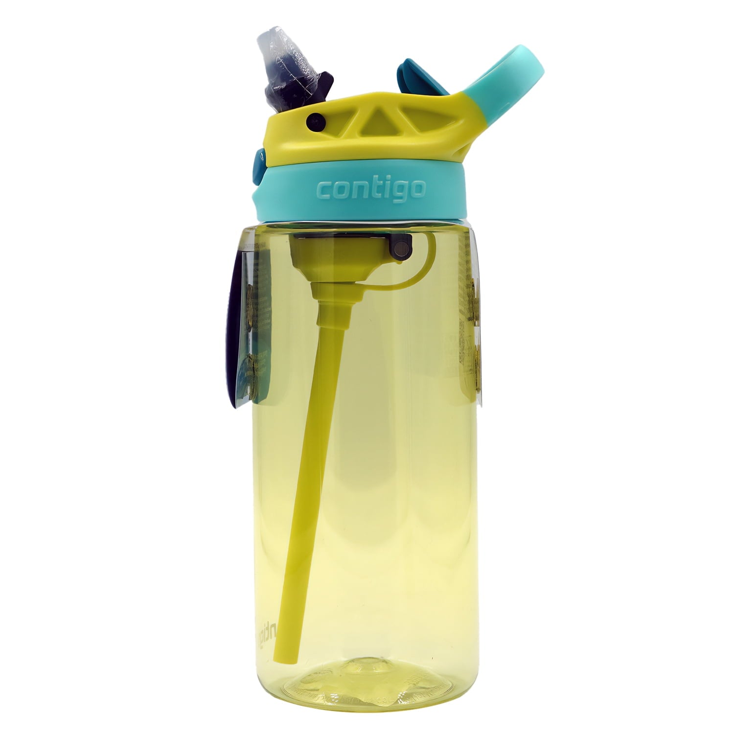 Contigo Kid's 20 oz. AutoSpout Straw Water Bottle - Juniper/Limelight Edition-AJ54