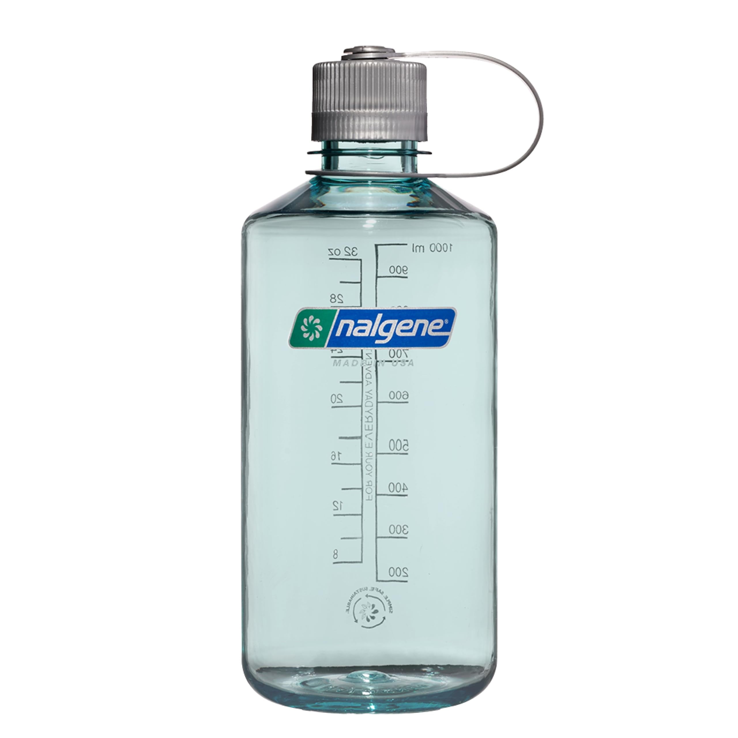 Nalgene Sustain 32 oz Narrow Mouth Plastic Water Bottle Edition-B878