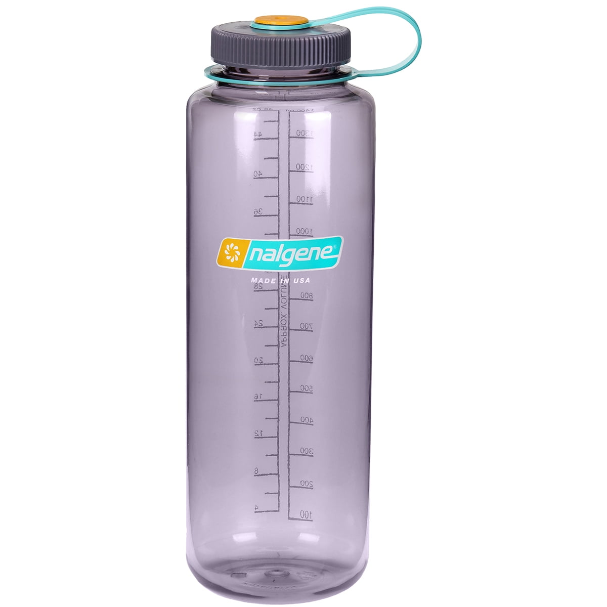 Nalgene Sustain Tritan BPA-Free Water Bottle Made with Material Derived from 50% Plastic Waste (using ISCC certified mass balance), 48 OZ, Wide Mouth, Blue Edition-ZS00