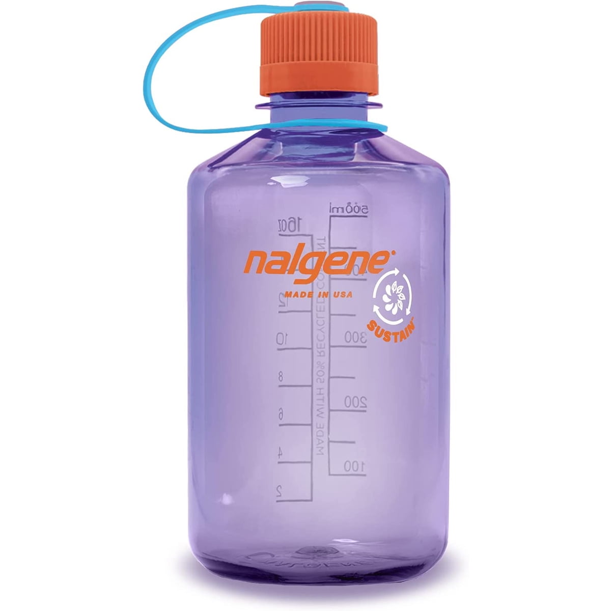 Nalgene Sustain 16 oz. Narrow Mouth Water Bottle - Cornflower Blue Edition-RDQP