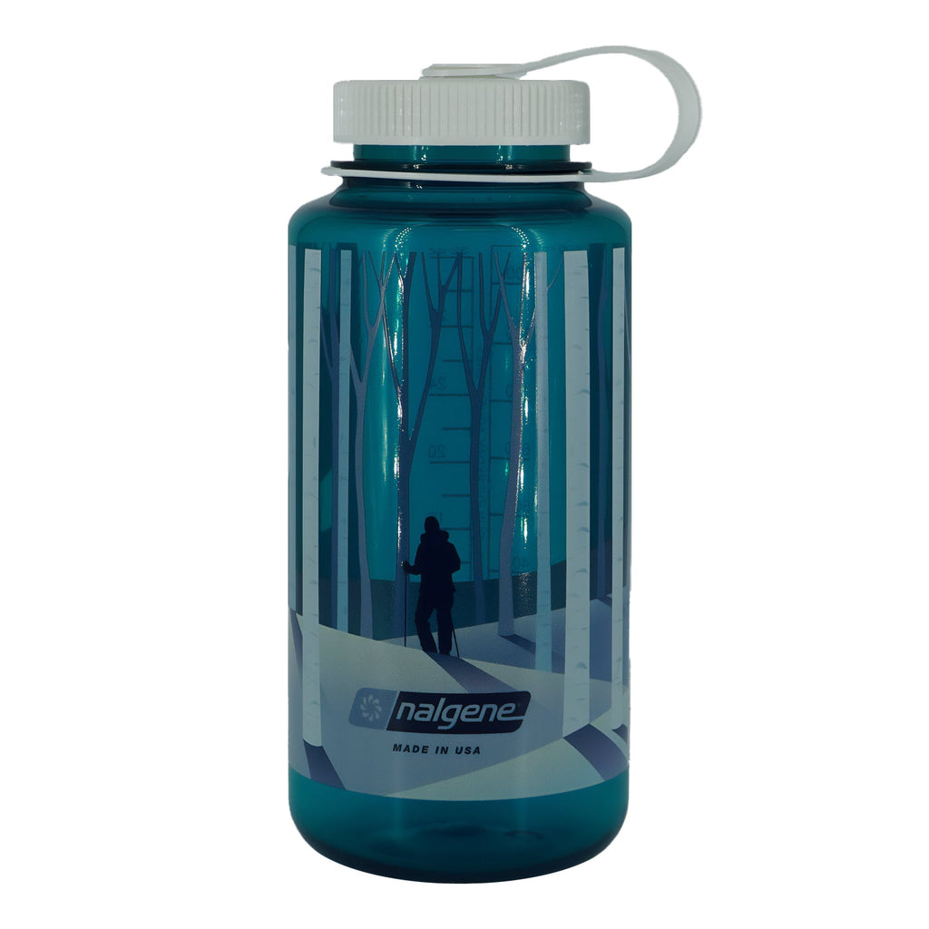 Nalgene Sustain 32 oz. Wide Mouth Water Bottle - Indigo Edition-YXRS