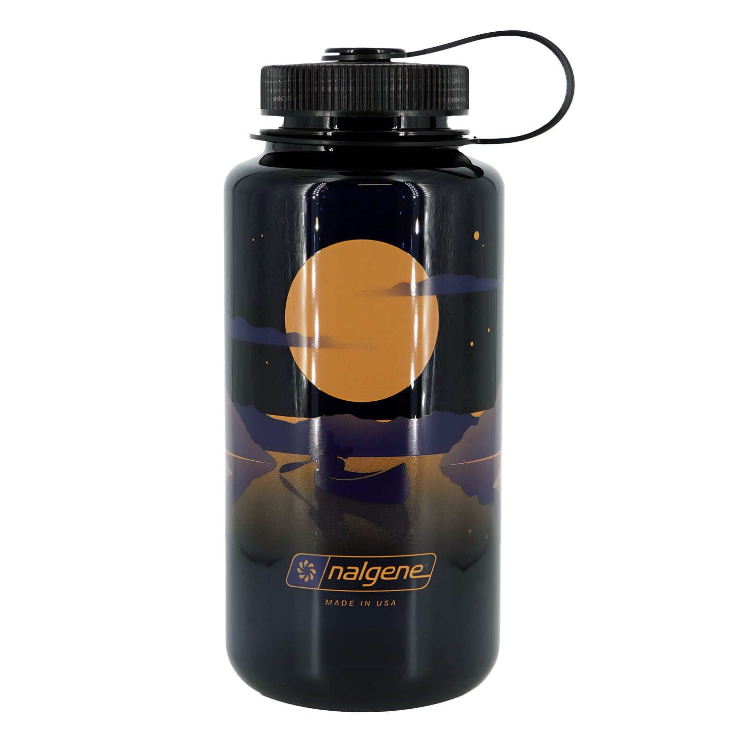 Nalgene Sustain 32 oz. Wide Mouth Water Bottle - Indigo Edition-YXRS