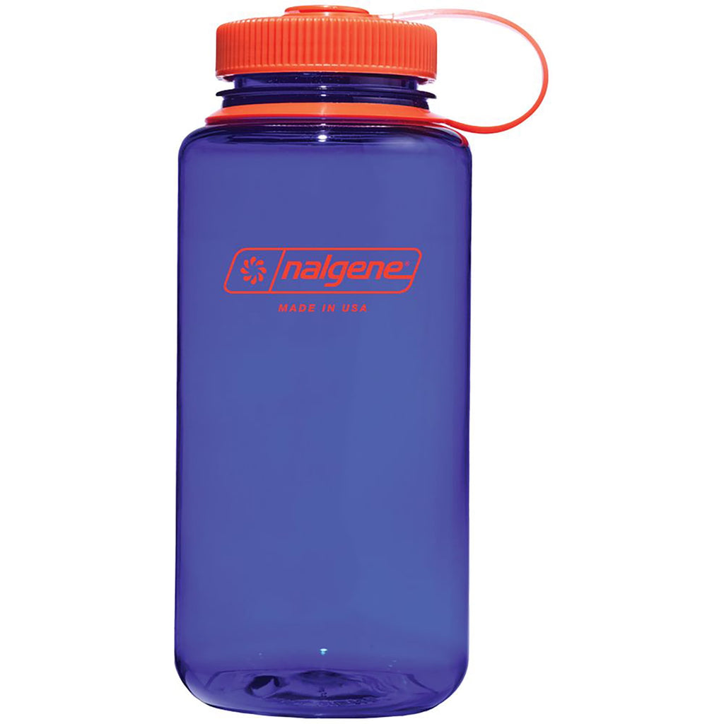 Nalgene Sustain 32 oz. Wide Mouth Water Bottle - Indigo Edition-YXRS