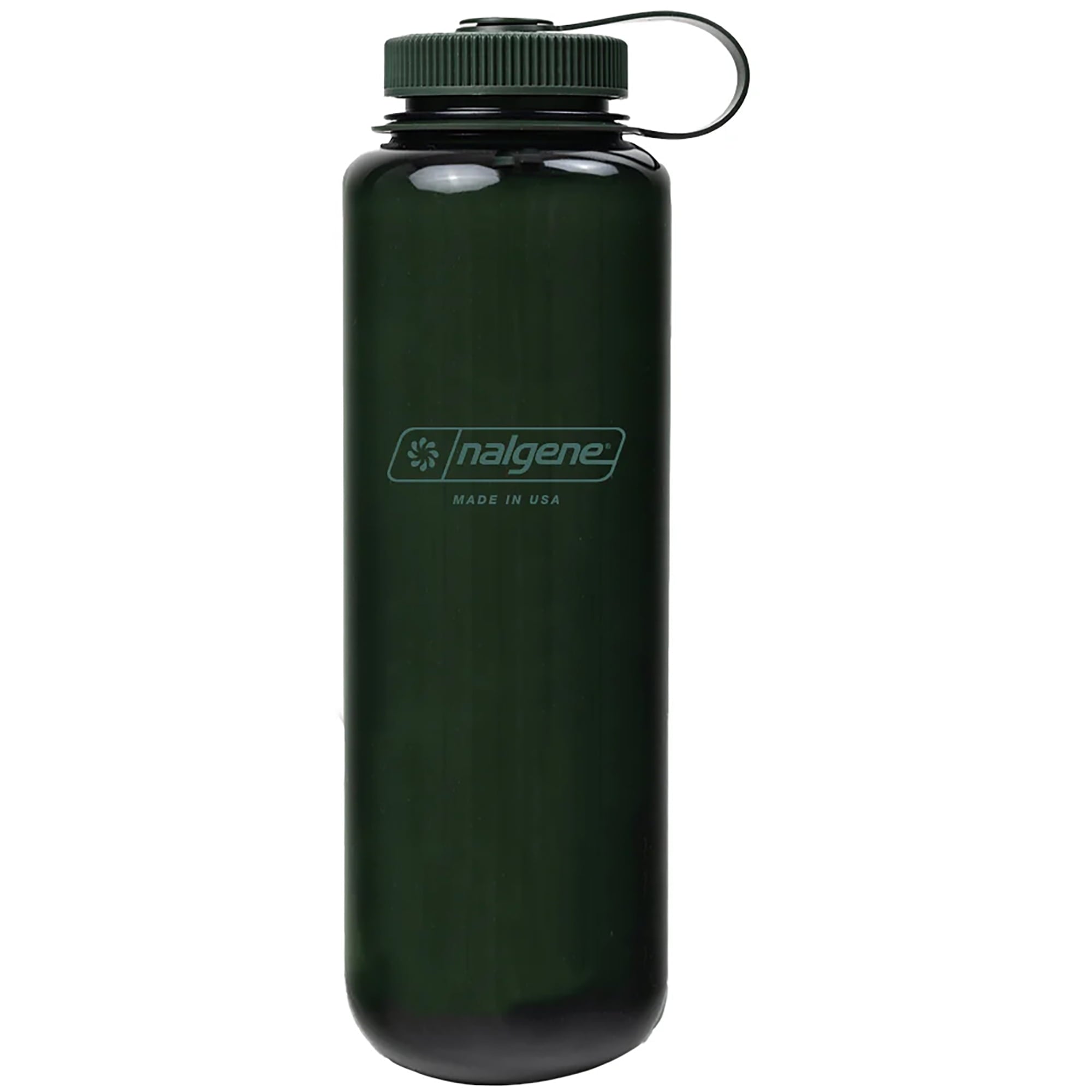 Nalgene Sustain Tritan BPA-Free Water Bottle Made with Material Derived from 50% Plastic Waste (using ISCC certified mass balance), 48 OZ, Wide Mouth, Blue Edition-ZS00