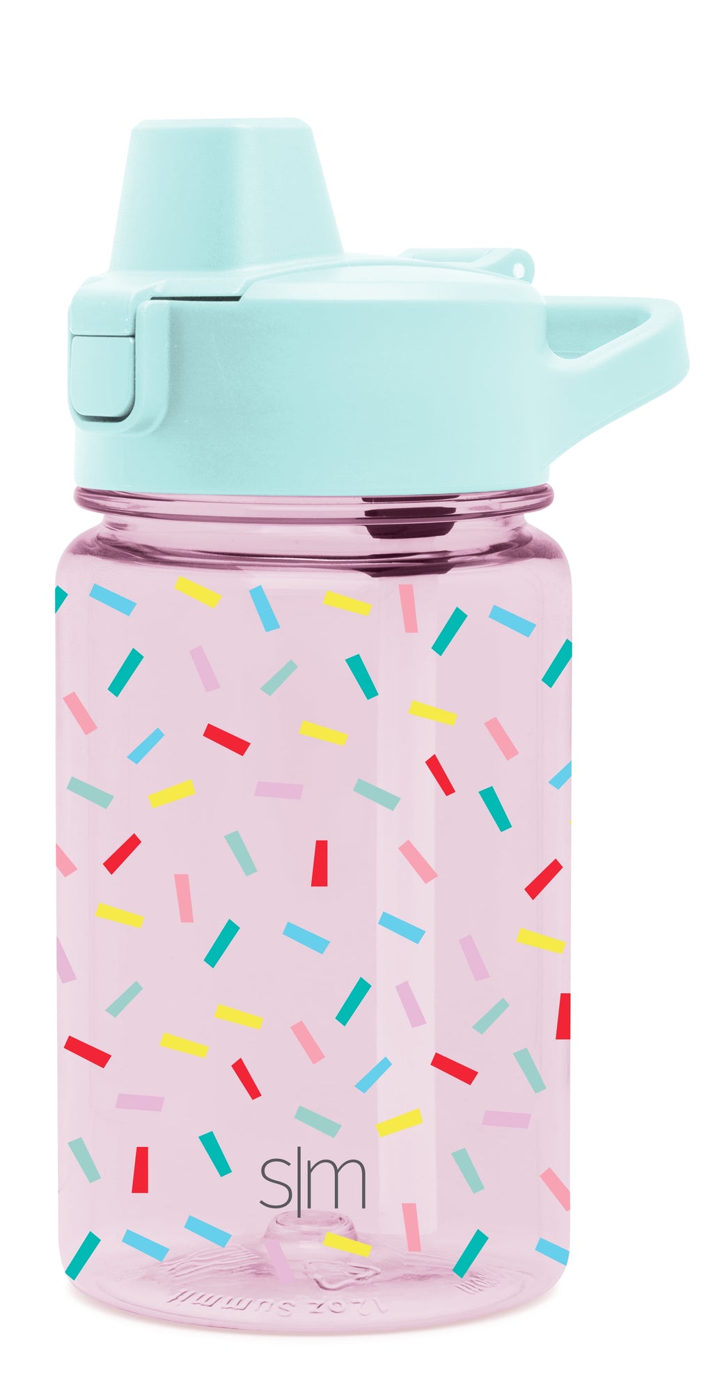 Simple Modern 12 fl oz Reusable Tritan Summit Water Bottle with Silicone Straw Lid | Birthday Cake Edition-VQES