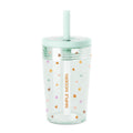 Simple Modern 12 fl oz Tritan Plastic Junior Tumbler with Silicone Straw Lid for Toddlers | Stars Edition-DFAW