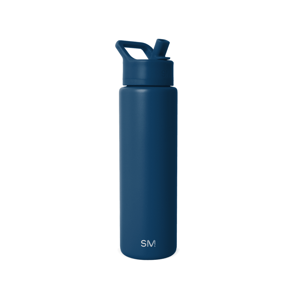 Simple Modern 30 fl oz Insulated Stainless Steel Summit Wide Mouth Water Bottle with Straw Lid | Slumberland Edition-83DY