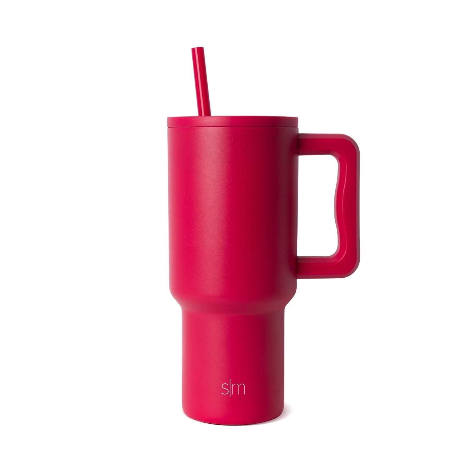 Simple Modern 30 fl oz Insulated Stainless Steel Trek Tumbler with Straw Lid | Seaglass Sage and Cream Checkmate Edition-16A6