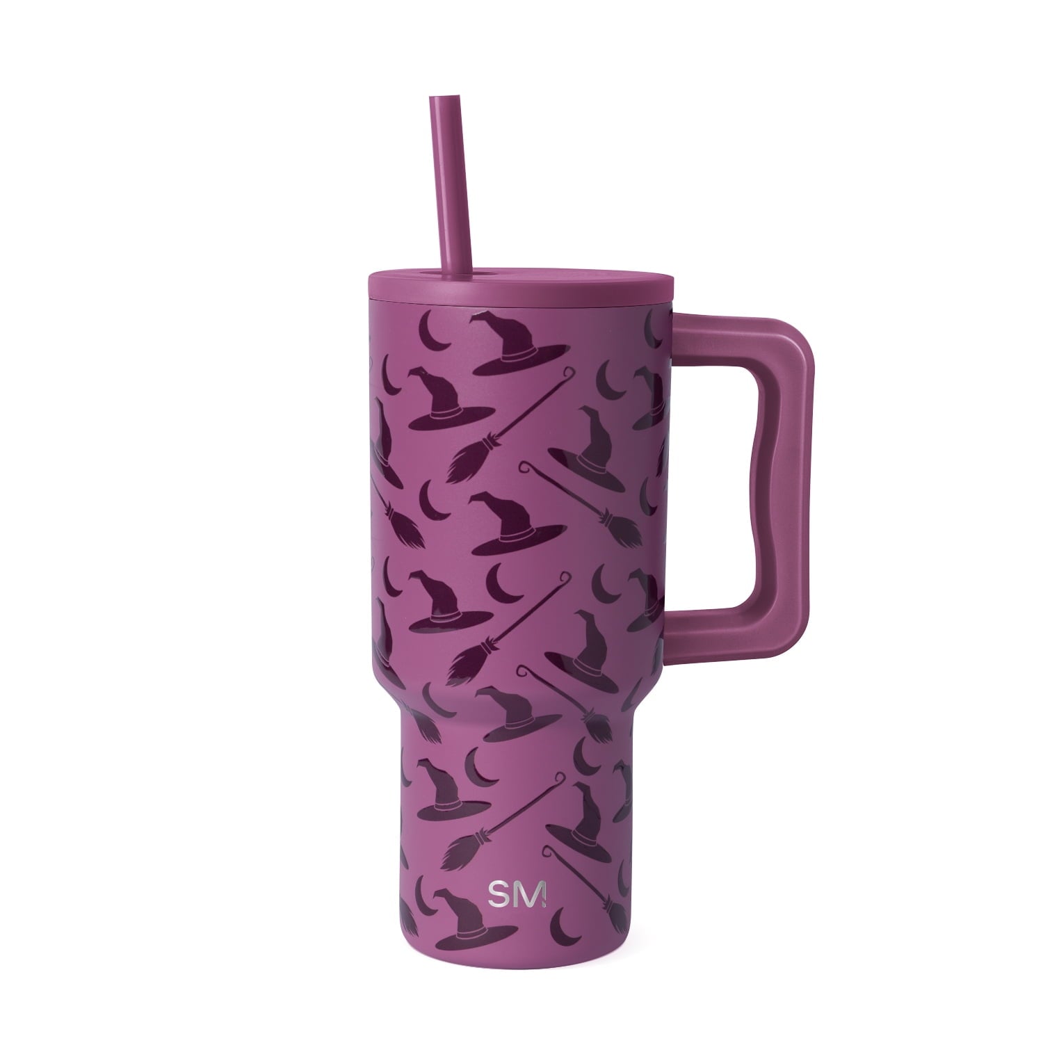 Simple Modern 30 fl oz Insulated Stainless Steel Trek Tumbler with Straw Lid | Seaglass Sage and Cream Checkmate Edition-16A6