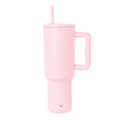 Simple Modern 40 fl oz Insulated Stainless Steel Trek Tumbler with Straw Lid | Blush Edition-FTMV