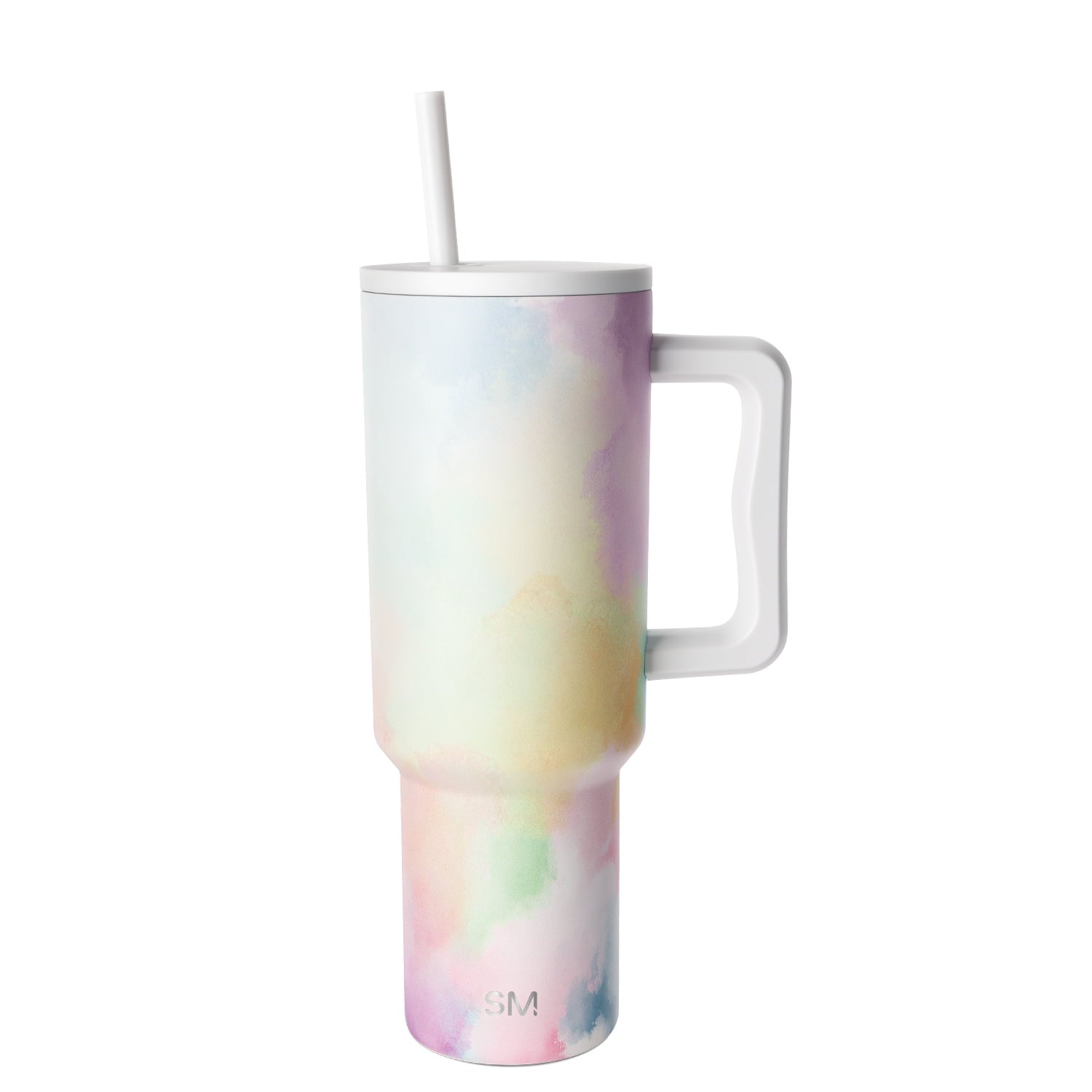 Simple Modern 40 fl oz Insulated Stainless Steel Trek Tumbler with Straw Lid | Blush Edition-FTMV