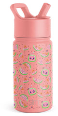 Simple Modern CoComelon Kids Water Bottle with Straw Lid | Insulated Stainless Steel Reusable Tumbler for Toddlers, Girls | Summit Collection | 14oz, CoComelon Pink Melon Edition-A6I1