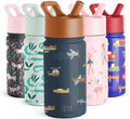 Simple Modern Summit Water Bottle Straw Lid Vacuum Insulated Stainless Steel Bottle | 14 fl oz Edition-9W1S